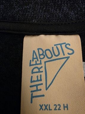 Therabouts Tagged Top in Blue and Cream